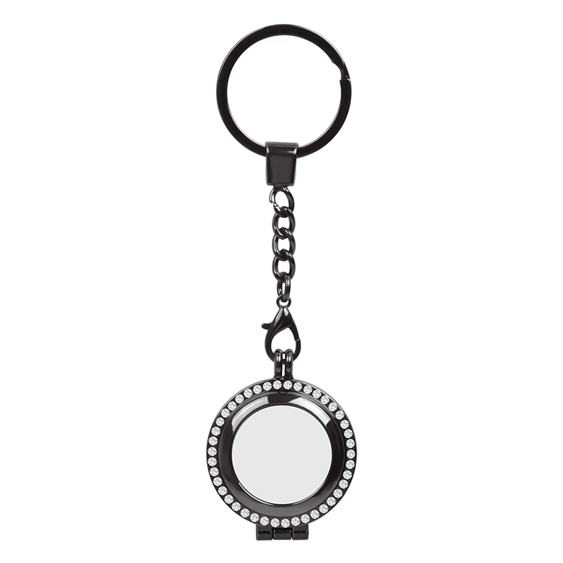 

Rhinestone Open Protective Shell For Airtags Case Metal Key Ring Chain Air Tag Holder Locator Tracker Protector Sleeve Trinket