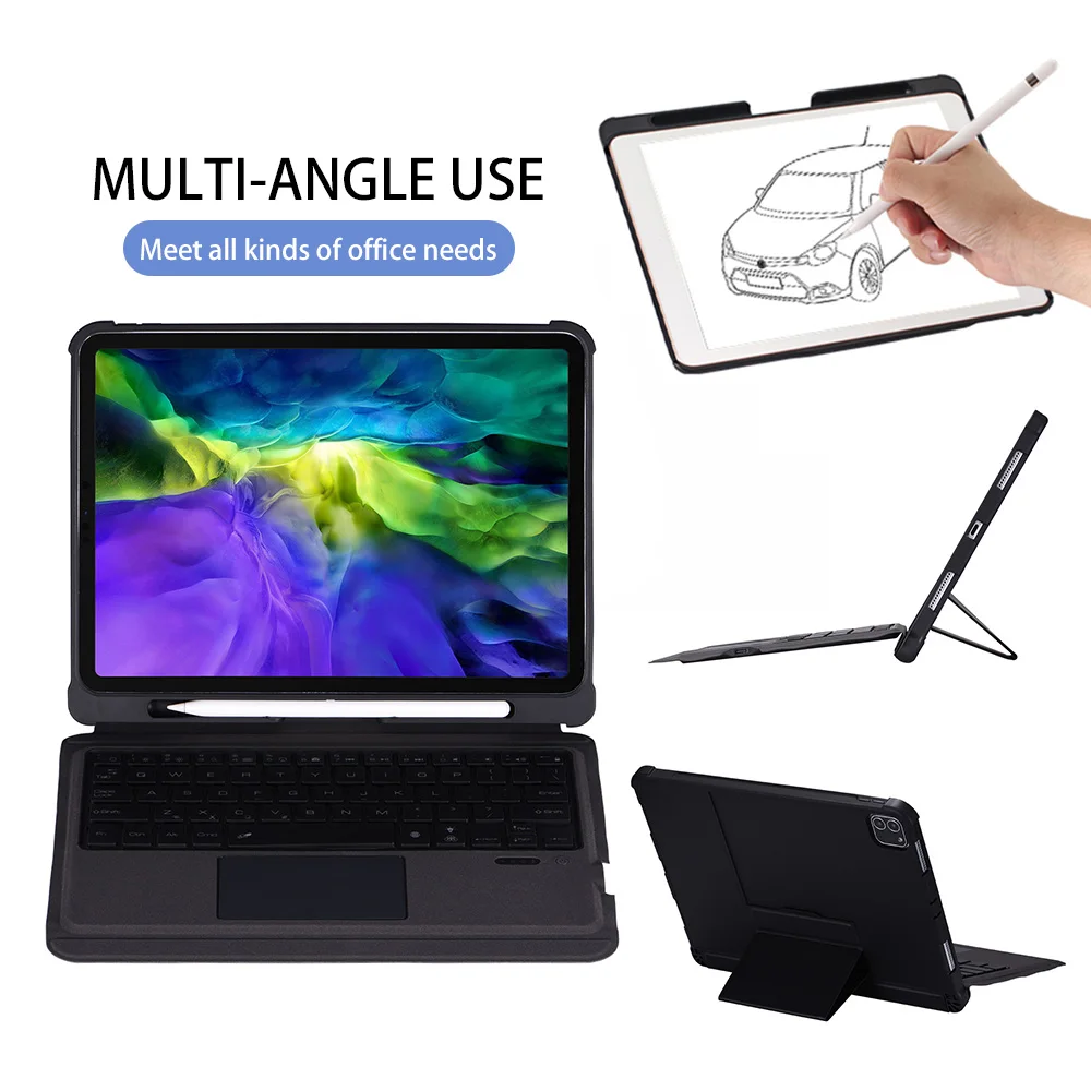 

Wireless Bluetooth Keyboard Mini Portable Waterproof Keypad with Backlight for Ipad Pro 11 2018/2020/iPad air 4 10.9 2020