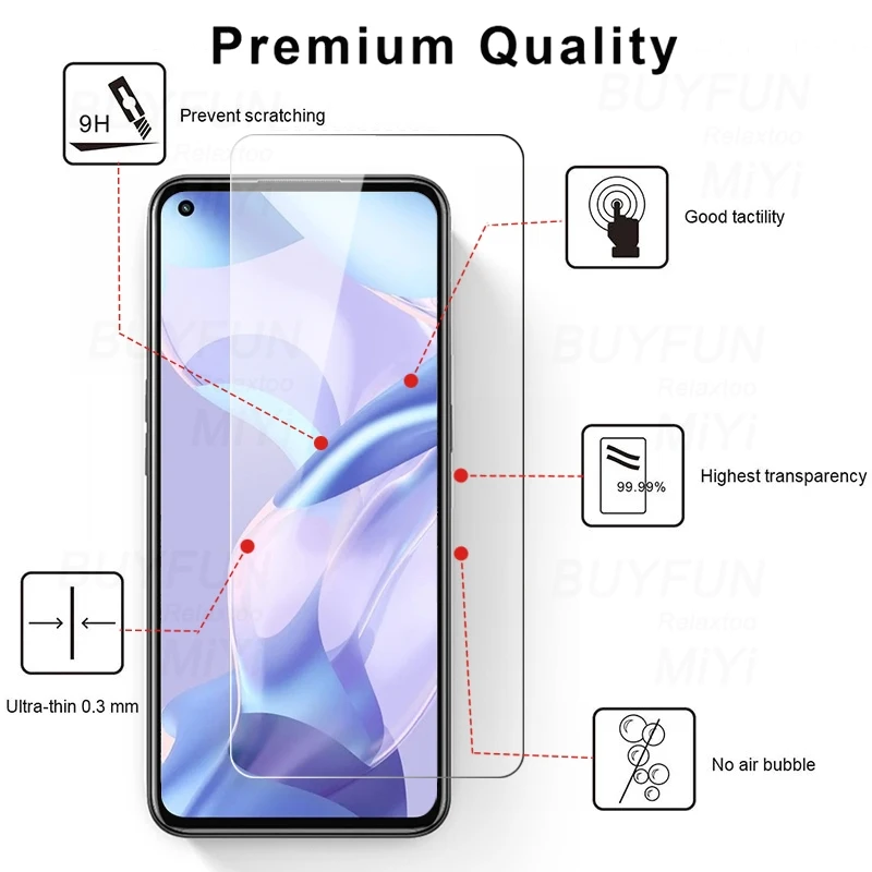 4pcs protective glass for xiaomi mi 11lite safty armor screen protector film xiomi xaomi xiami xiaomy xiaome 11 lite light 5g ne free global shipping