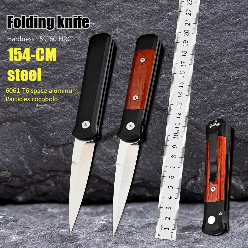 

154CM Steel Tactical Knife Outdoor Camping Tool Survival Hunting Military Knives Self Defense Weapons Pocket Folding Blade Knife