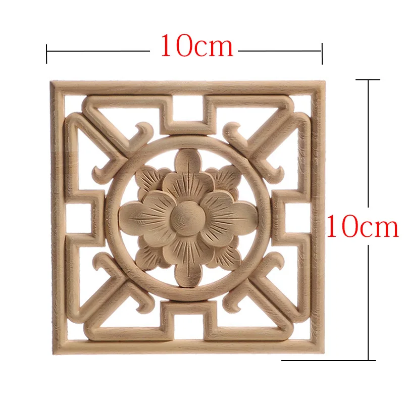 

Деревянные Молдинги резьба по дереву дверная накладка аппликация деревянная Декаль Античная Ретро Современные длинные листья деревянная мебель для кабинетов угол