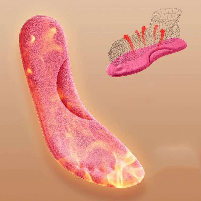 Зимние теплые Самонагревающиеся стельки для женщин и мужчин ботинок из пены с