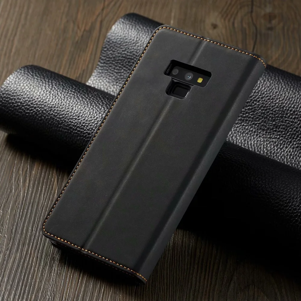Роскошный кожаный флип-чехол для samsung Galaxy S10 S9 S8 Plus Note 9 10+ A6 A7 A8 держатель для карт Магнитный кошелек подставка обложка для книг