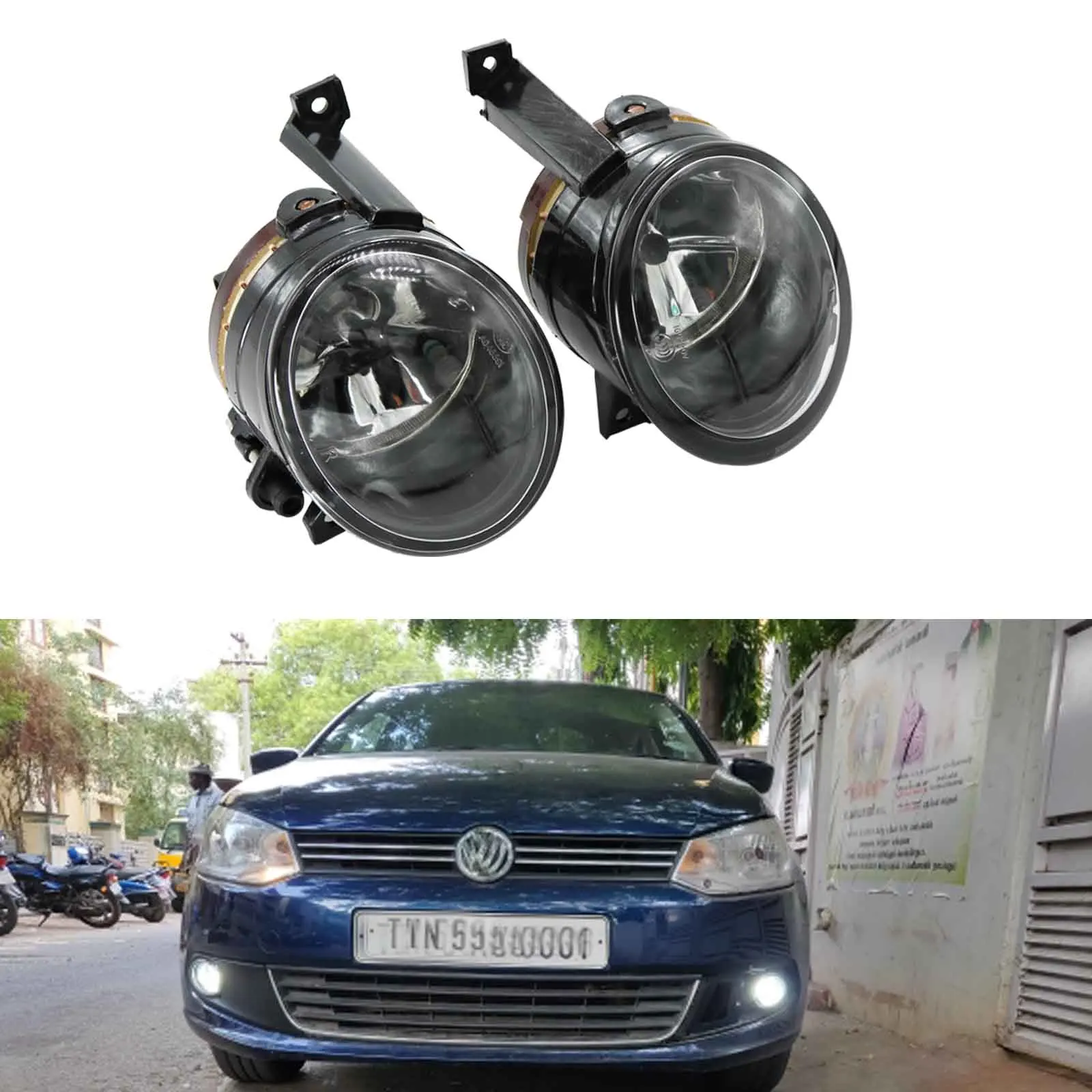 Автомобильный светильник для VW Polo Vento седан 2011 2012 2013 2014 2015 2016 Галогенные