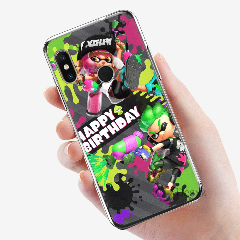 Чехол для телефона Xiaomi mi CC9 CC9E 9T x 2 S 6 8 9 SE A1 A2 5X 6X макс 3 A3 Pro Lite чехол Splatoon геймпада |