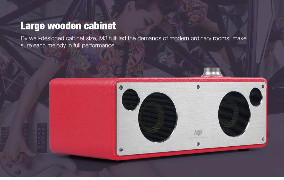 GGMM Reddot Award Bluetooth колонки Wi-Fi сабвуфер беспроводной стерео аудио приемник басовый звук с Bluetooth/Wi-Fi/Aux in