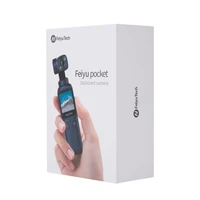 Feiyu Pocket 3-Axis Pocket Gimbal Camera Stabilizer 4K HD 120 Wide Angle Built-in Wi-Fi control Attachable to Smartphone