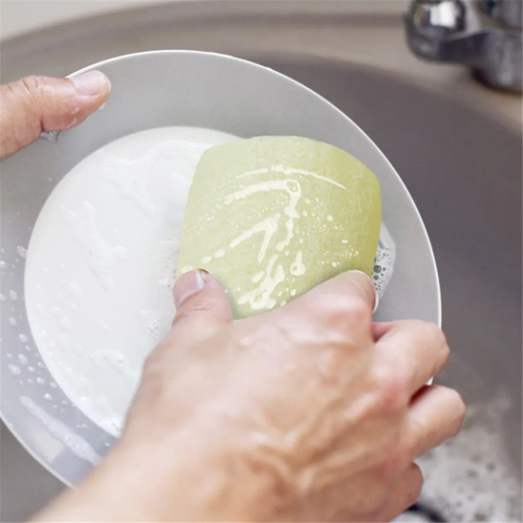 

Loofah Water Absorbing Scrubber Stick Soft Exfoliating Loofah Luffa Cleaning Tool Washing Scrubber Bathroom Kitchen Supplies