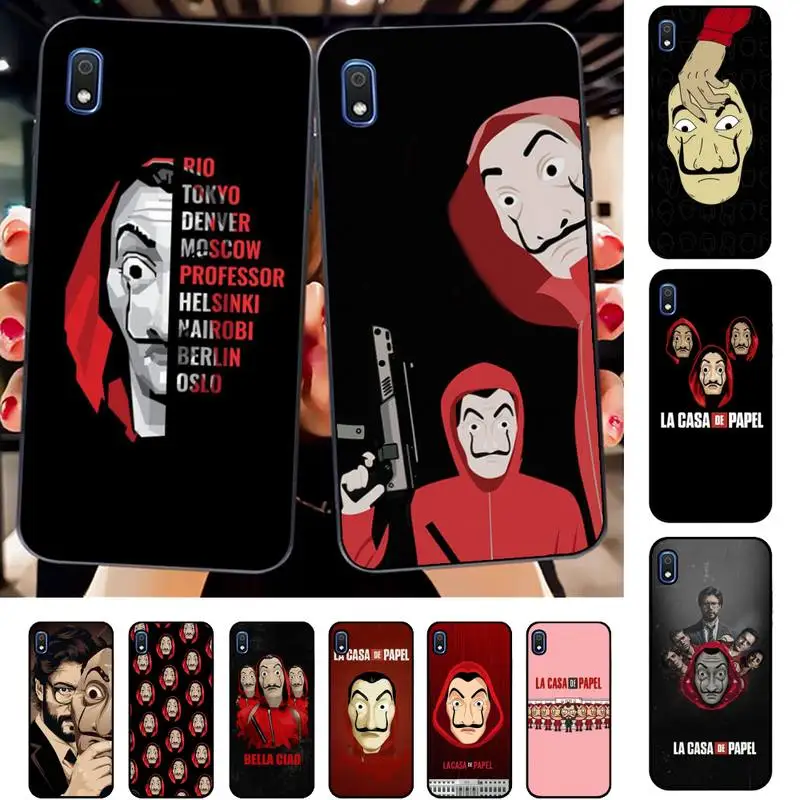 

TOPLBPCS Spain TV Money Heist House Paper La Casa de papel Phone Case for Samsung A51 01 50 71 21S 70 31 40 30 10 20 11 91 A7 A8