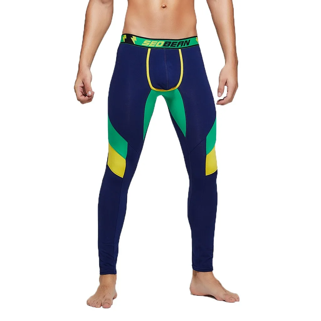 Спортивные штаны для йоги мужские джоггеры Сексуальные облегающие брюки