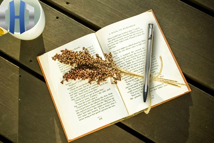 Титановая тактическая ручка TC21 из титанового сплава с титановым карабином EDC