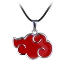 Ожерелье Наруто из нержавеющей стали, милое мультяшное ожерелье с красными облаками из сплава для мужчин и женщин, детский подарок на день рождения, бижутерия, аксессуары