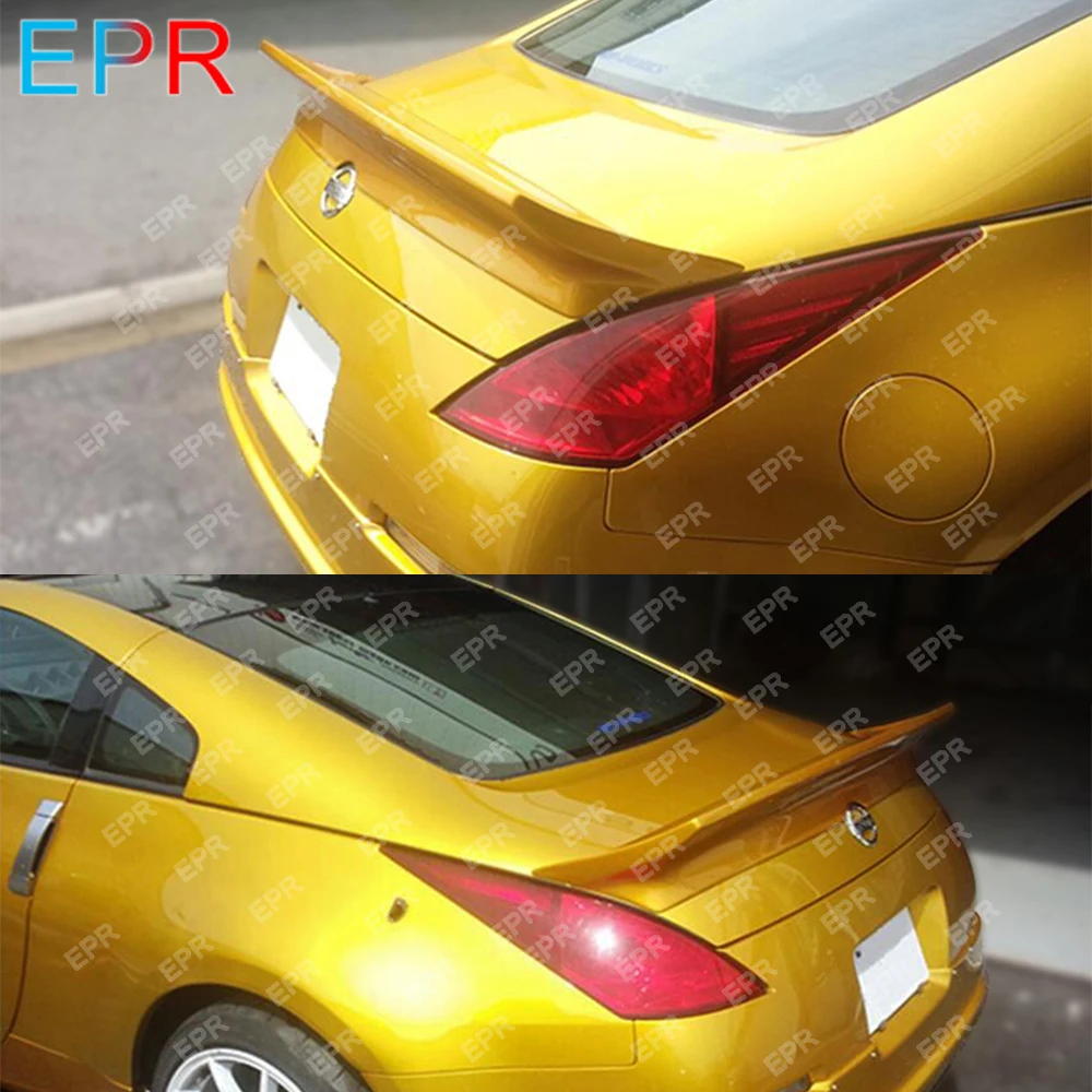 Для Nissan 350Z Z33 Стекло волокно задний спойлер тела комплект заднего "Утиный нос
