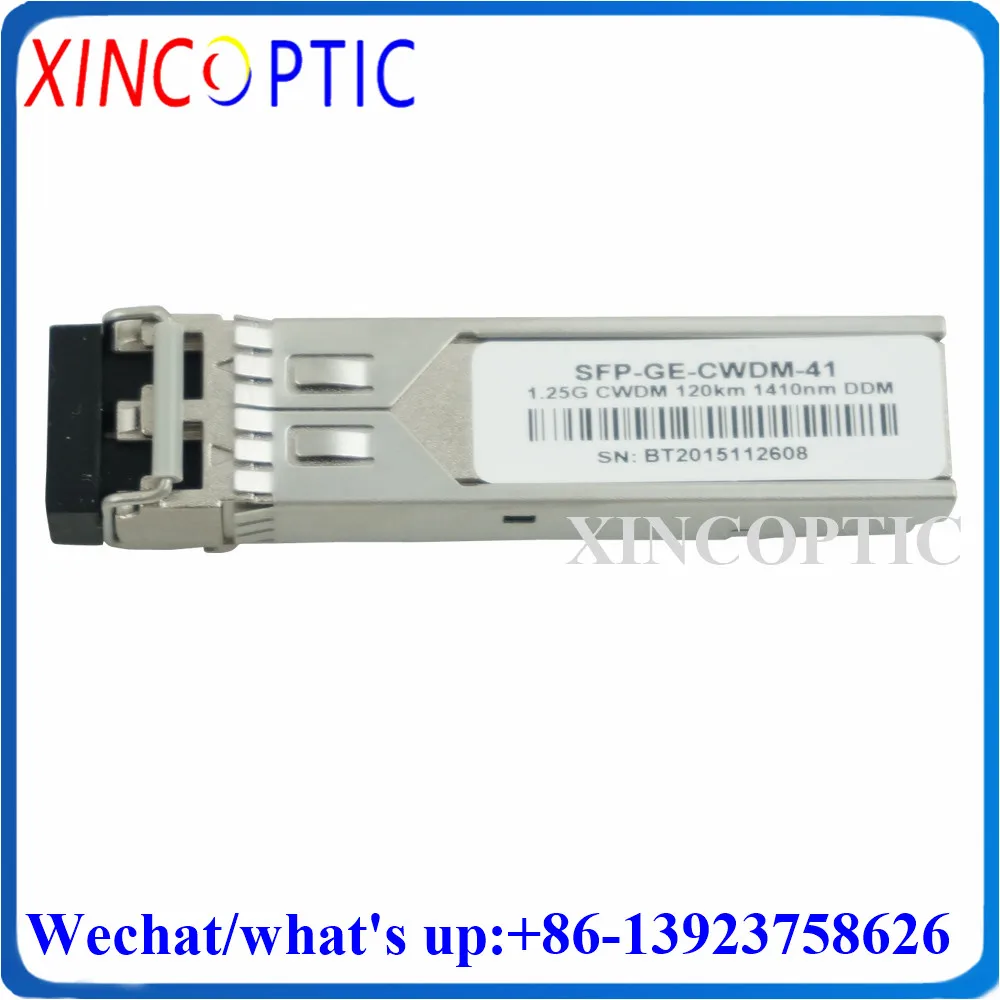 Фото 1G Dual LC 20KM CWDM SFP, 1,25G 1370 нм 1390 нм 1000 нм Дуплексный LC-нм DOM базовый SFP модуль трансивера №3