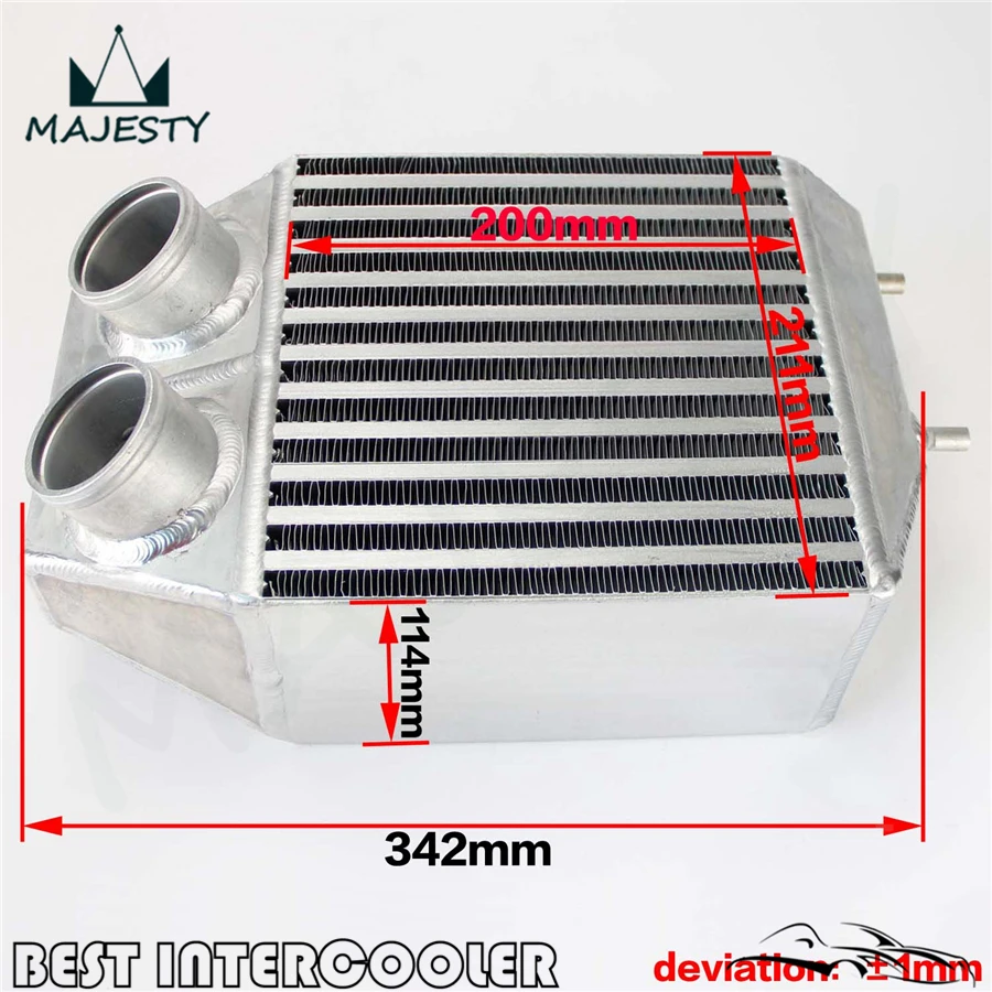 Двухрядный супермощный боковой монтажный интеркулер для RENAULT 5 GT TURBO 85 91|mount