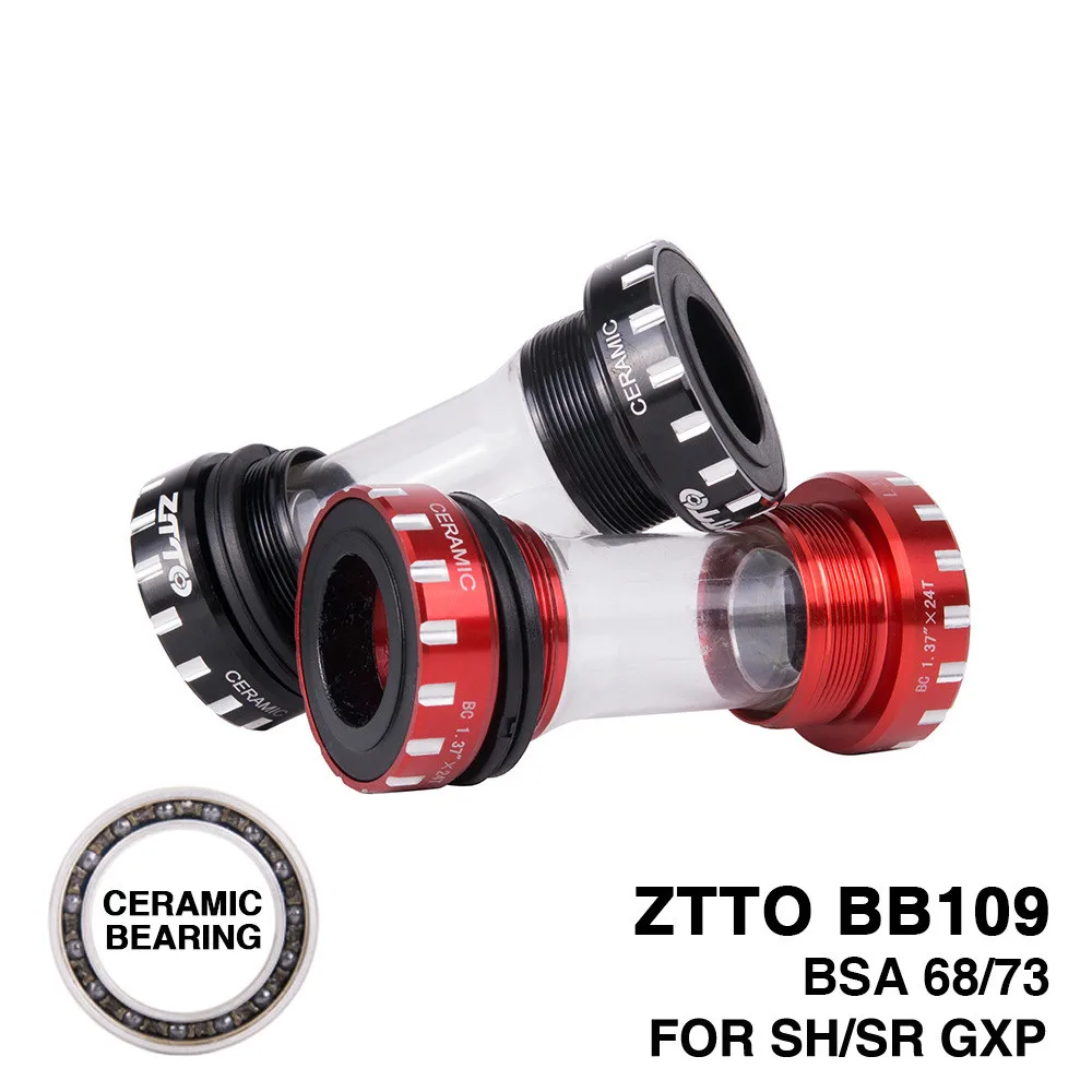 

Ceramic Bearing BB109 MTB Bottom Brackets For BSA68 73 BSA MTB Road Bike 24mm 22mm GXP Crank Bicycle Center BB BBR60 Dropship
