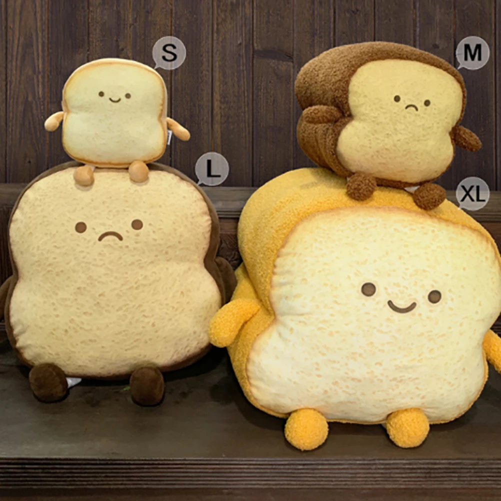 

Креативная эмоциональная тостов хлеб плюшевая игрушка милая сумка через плечо мультяшная Мягкая кукла Диван Подушка подарок на день рожде...