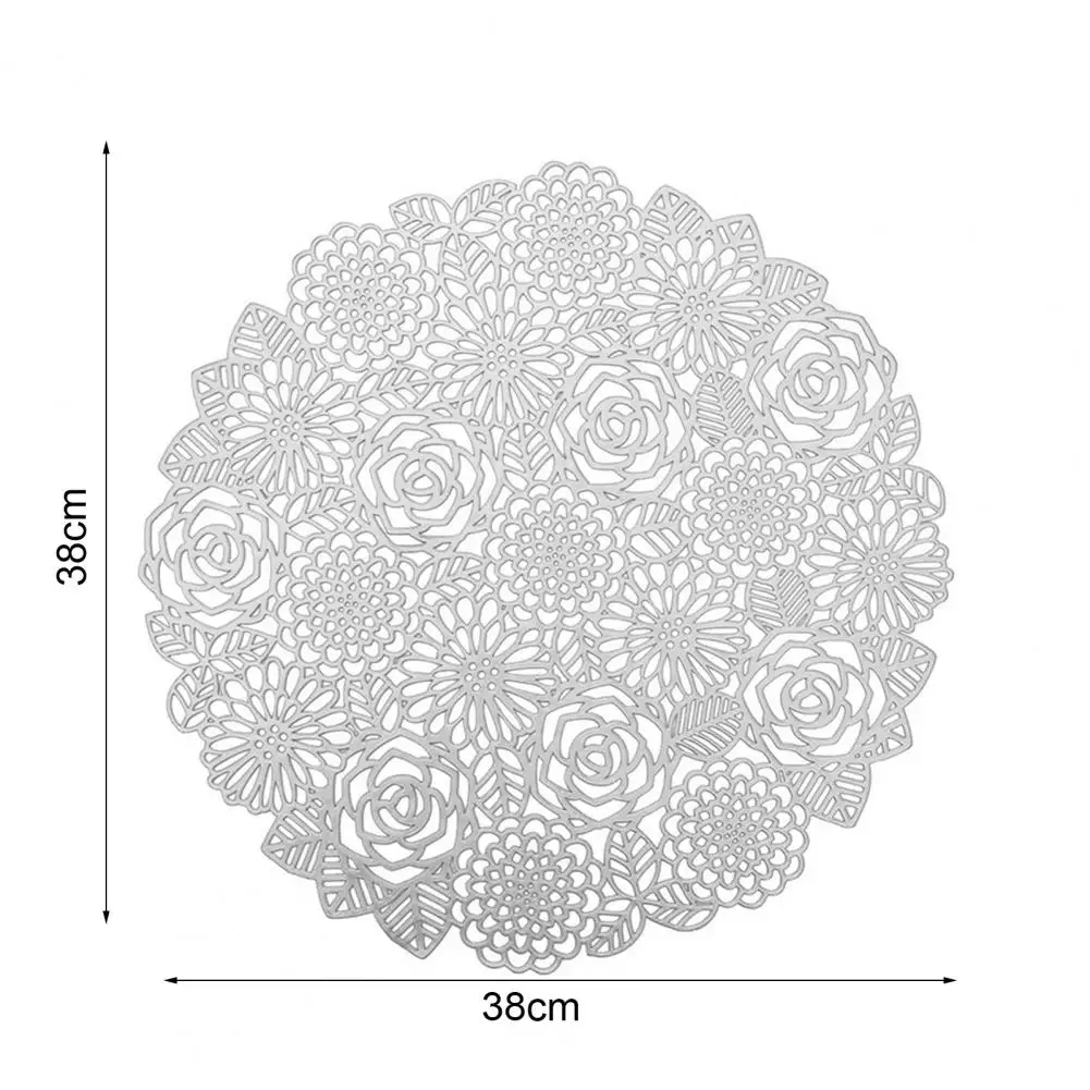 Коврик для кухни складной с вышивкой и кружевами из ПВХ | Дом сад