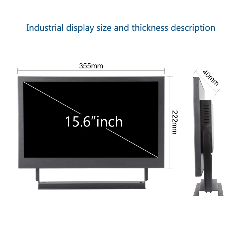 13,3/15,6 ''1366x768 портативный компьютерный монитор ПК HDMI PS3 PS4 Xbox360 HD ips lcd 10,1/11,6 дюймов монитор дисплея для камеры - Цвет: 15.6 inch