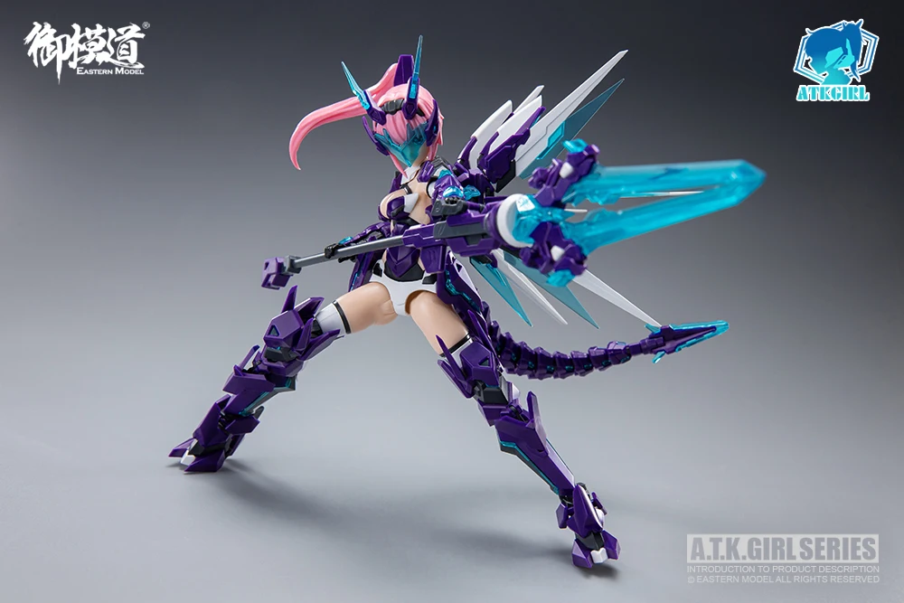 Фото COMIC CLUB В НАЛИЧИИ 1/12 Frame Arms A.T.K Girl DIVINE BEASTS-QINGLONG by E-model Assembly Action Robot Toys Рисунок №3