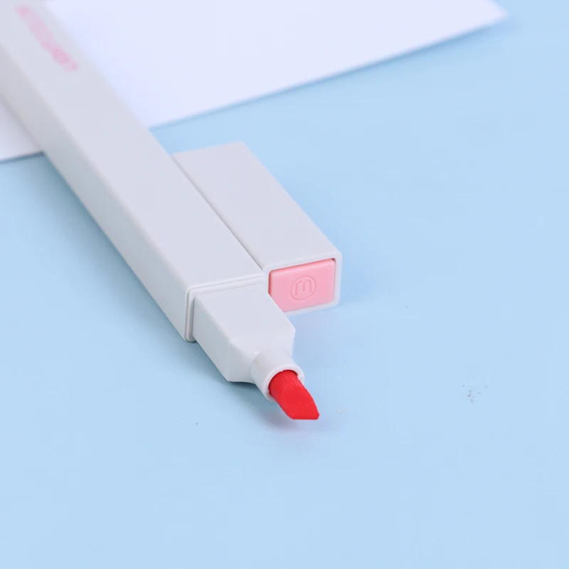 

6pcs Eye Protection Highlighter Set Retro Color Pen Color Highlighter Marker Pen Set Pastel Colors Brush for Drawing