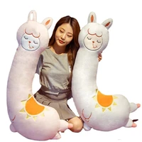 cartoon alpaca plush doll sleeping new pillow pregnant women clip legs children ragdoll cute doll gift girls