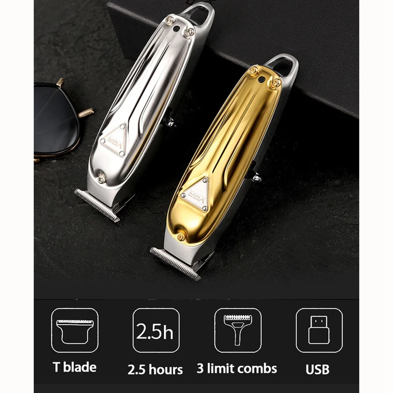 

VGR V-056 Professional Hair Trimmer Electric Hair Cutting Machine USB Charging Beard Trimmer Men Haircut