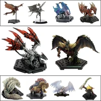 monster hunter world ps4 game limited pvc models dragon action figure japanese genuine kids toy gifts