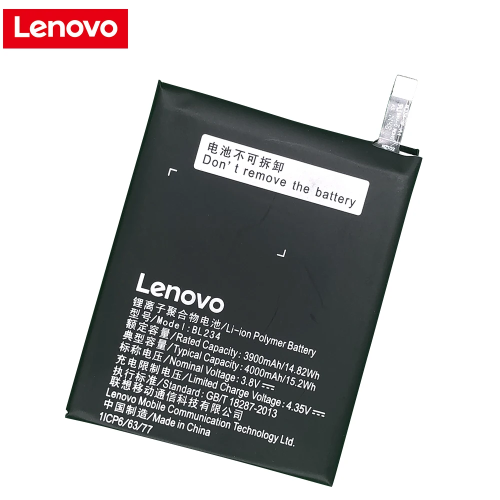 

100% Оригинальный аккумулятор Lenovo 4000 мАч BL234 BL 234 для Lenovo A5000 Vibe P1M P1MA40 P70 P70t
