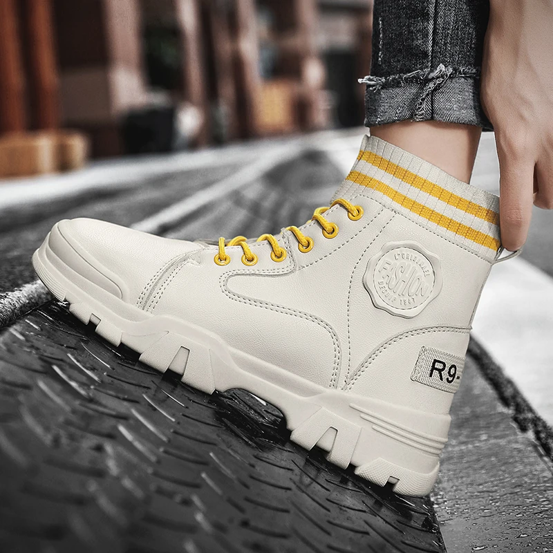 

High-top thick-soled canvas women's shoes retro lace-up casual sports shoes outdoor breathable vulcanized shoes botas de mujer