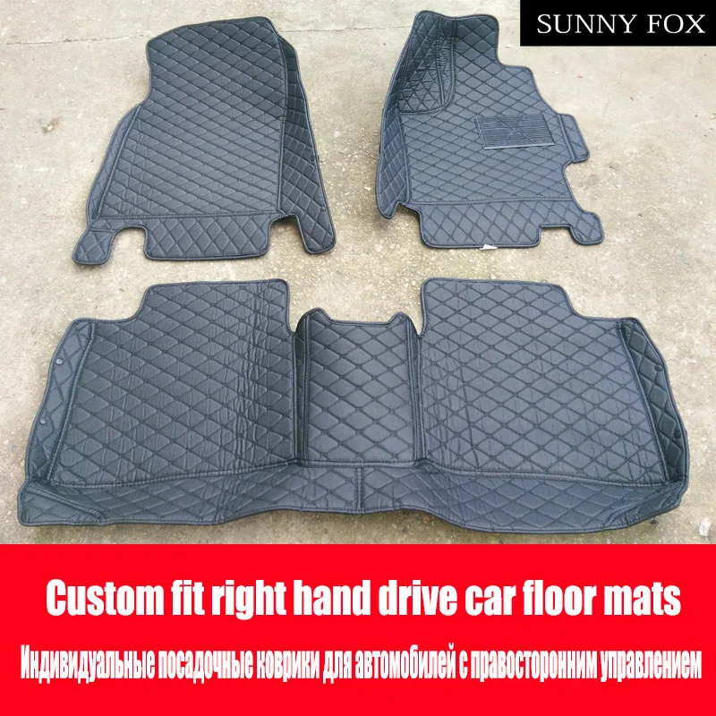 SUNNY FOX правый руль/RHD автомобильные коврики специально для Infiniti QX70 FX FX35 FX30D FX37 FX50