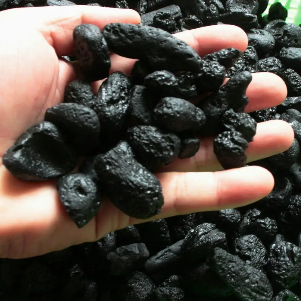 10 штук редкий Метеорит Черный Tektite образец Китай