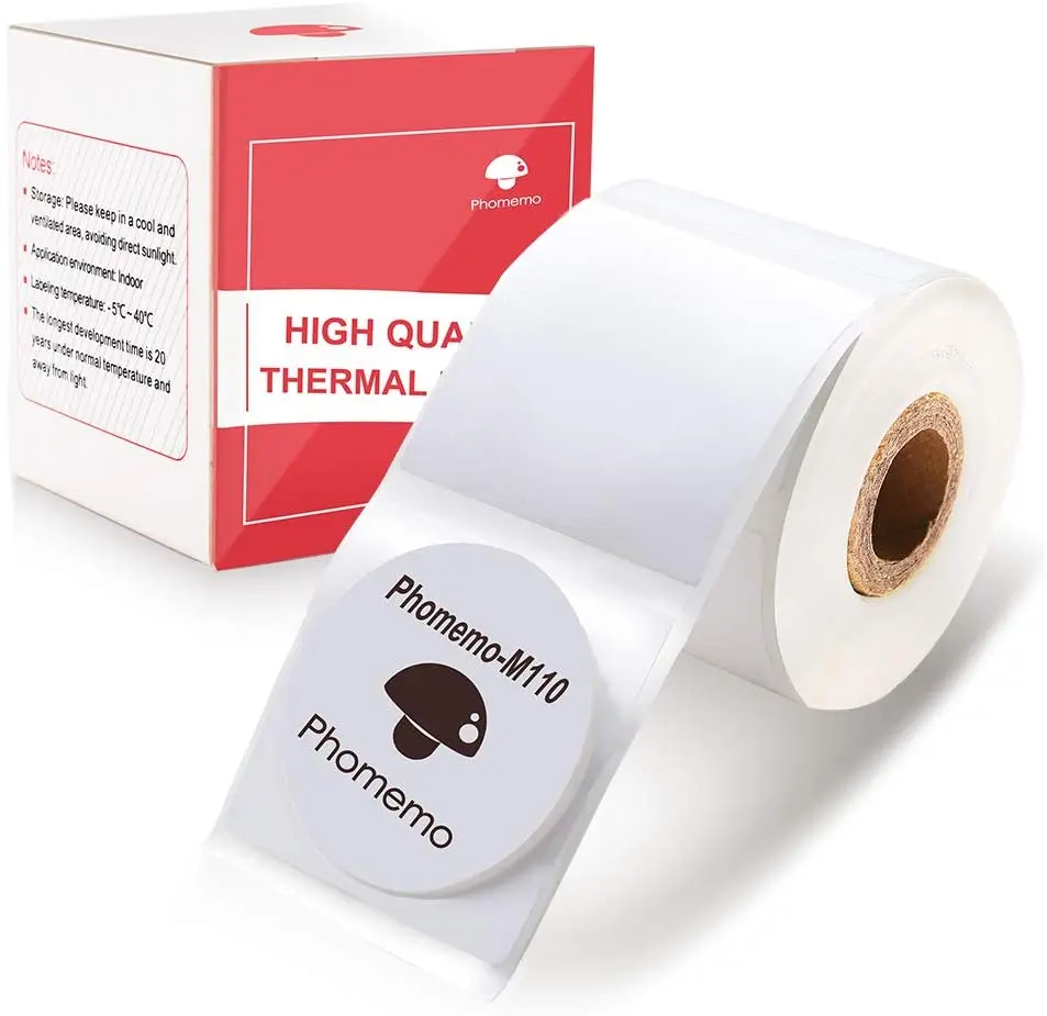 Phomemo M110 High Quality Multi-Purpose Self-Adhesive Round Label for Phomemo M110 Clear picture Fast Shipping Strong Adhesion