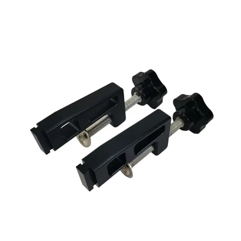 

2Pcs/set Woodworking Clamp Fixing Clips for Table Fence T Track Slot Fenceclamp