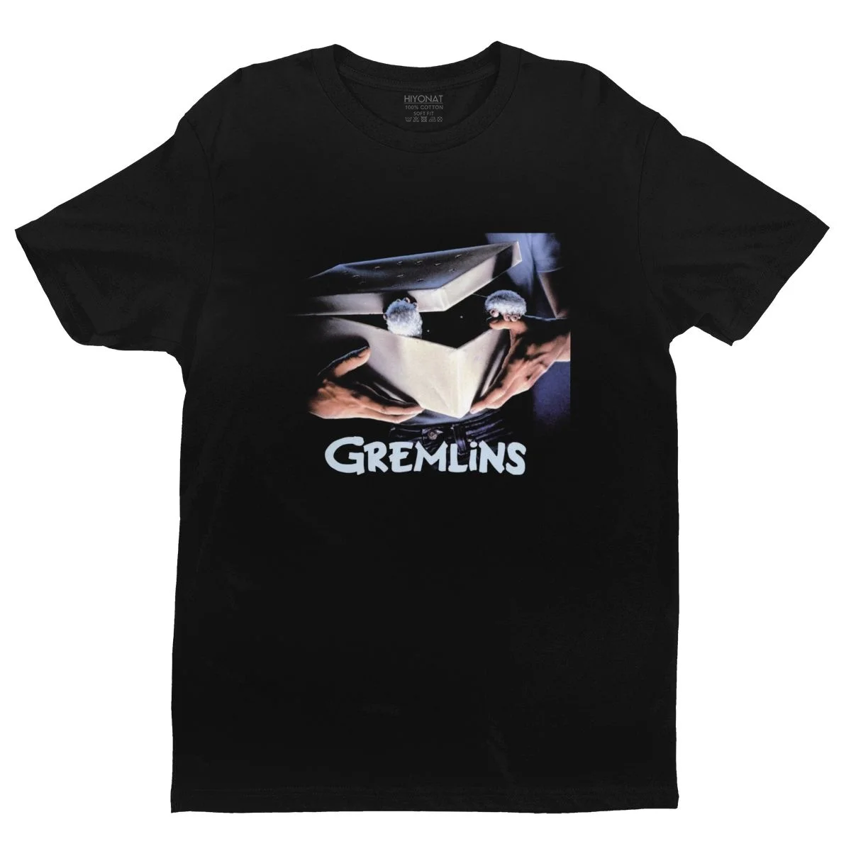 

Trendy Male Gremlins Gizmo T Shirt Short-Sleeve Cotton Tshirt 80s Movie Mogwai Monster Retro Sci Fi Tee Tops Fashion Clothing