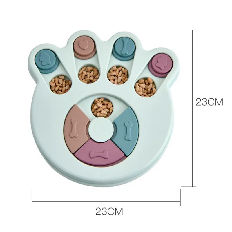 

Dog Puzzle Toys Slow Feeder Interactive Increase Puppy IQ Food Dispenser Slowly Eating NonSlip Bowl Pet Cat Dogs Training Game