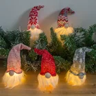 Рождественская Кукла Gnome без лица, рождественские светящиеся украшения для дома, Рождественское украшение, Рождество, Рождество, Новый год 2022