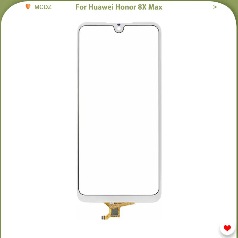 Сенсорная панель для Huawei Honor 8X Max ЖК-дисплей передняя внешнее стекло сенсорный