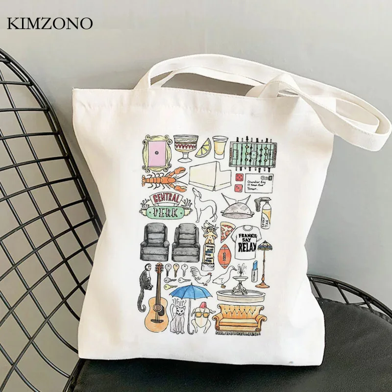 

Friend Tv shopping bag reusable shopping bolso tote bag sacola bolsas reutilizables ecobag net cabas