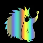 S51019 разных размеровЦвета виниловые наклейки на машину наклейка в виде ежа мотоцикл декоративные аксессуары Творческий Водонепроницаемый