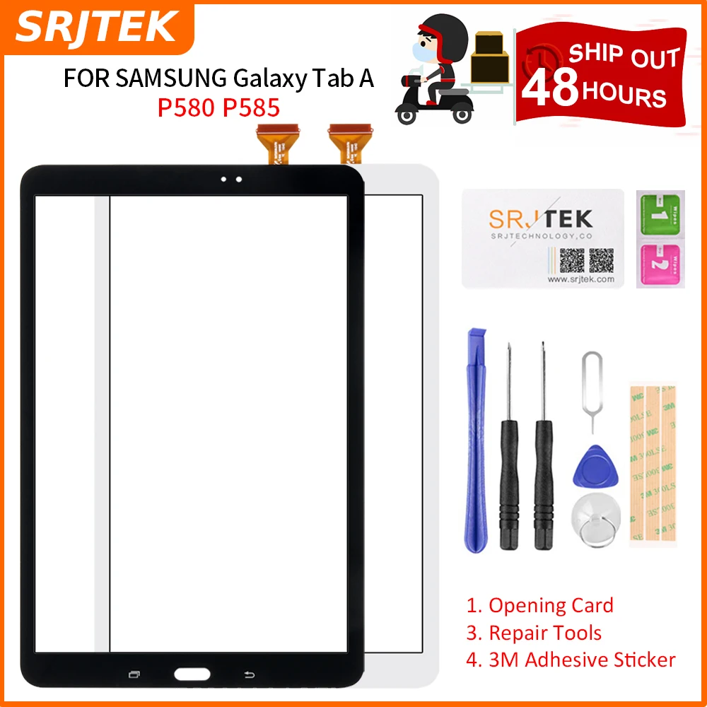 Srjtek 10 1 для Samsung Galaxy Tab A P585 P580 SM сенсорный экран дигитайзер сенсор стеклянная