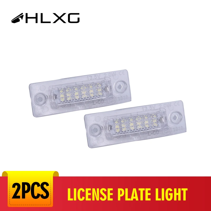 Canbus светодиодный светильник для номерного знака авто задний белый VW Passat Caddy MK3 Golf