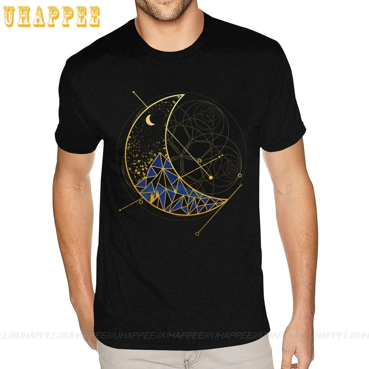 Футболка мужская с коротким рукавом стильная винтажная Модная рубашка принтом