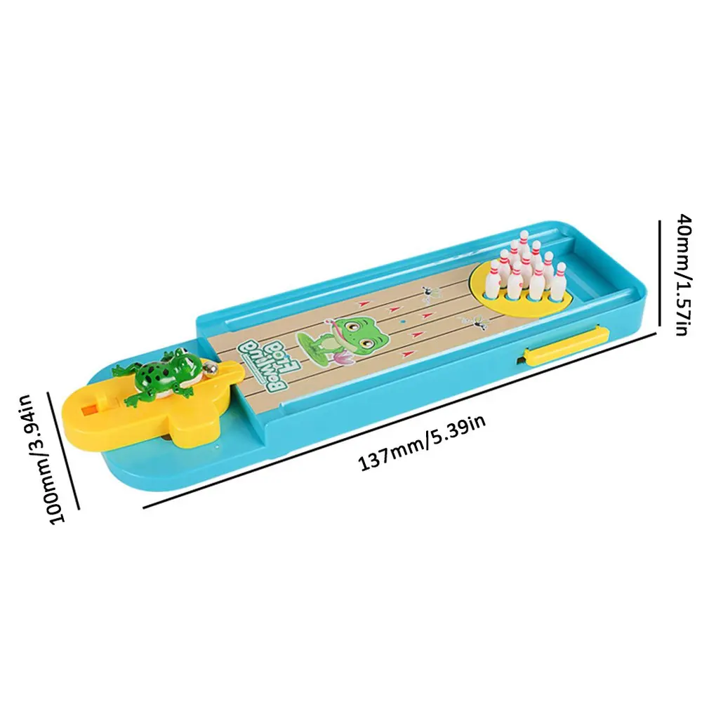 Детская настольная игра головоломка Интерактивная креативная мини для боулинга