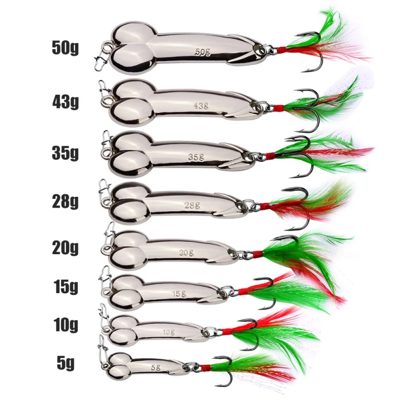 Приманка из цинкового сплава Luya с перьями ложка рыболовная приманка 5 г 10 15