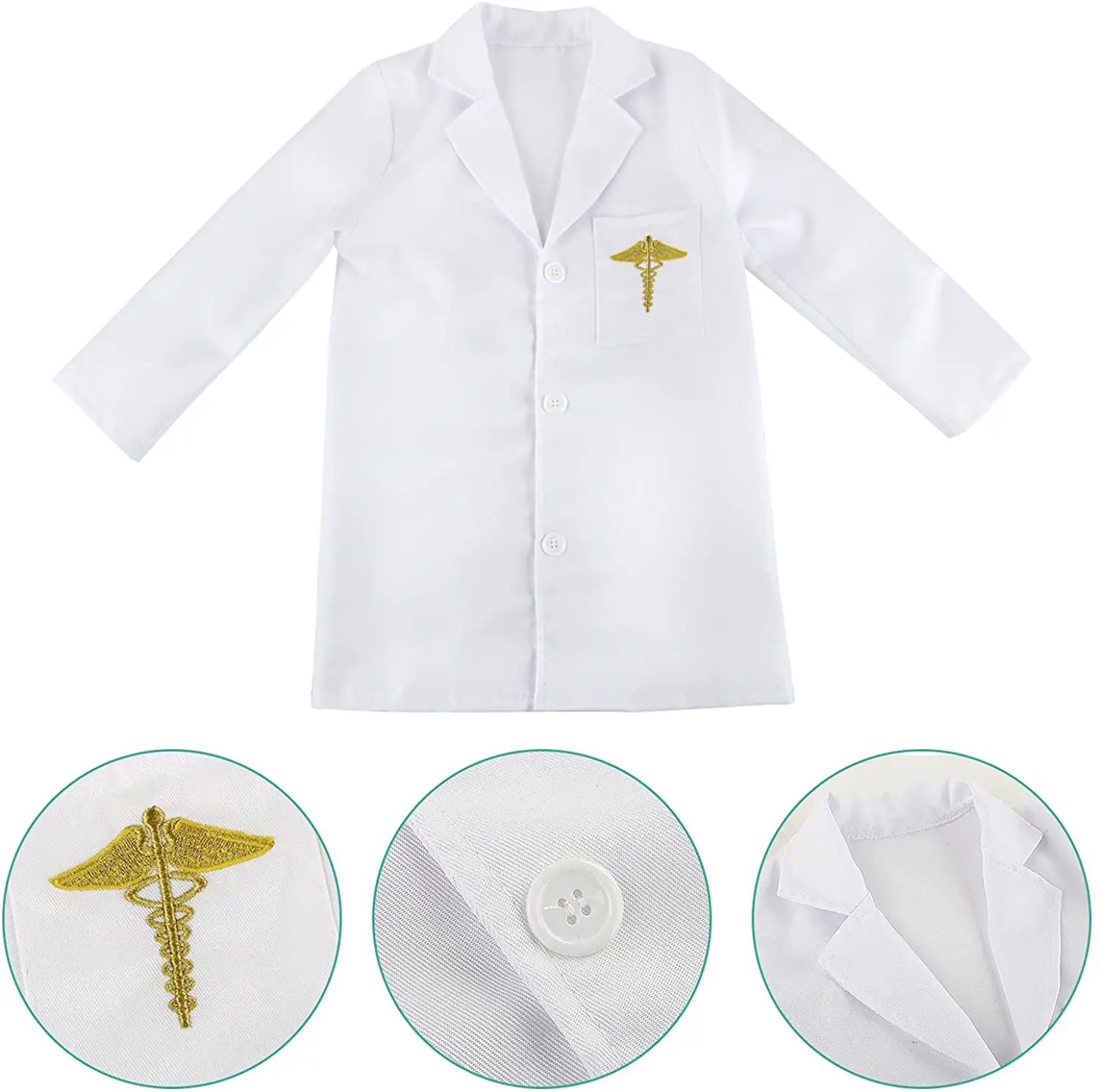 Детский хирургический костюм маскарадный Доктора для Хэллоуина