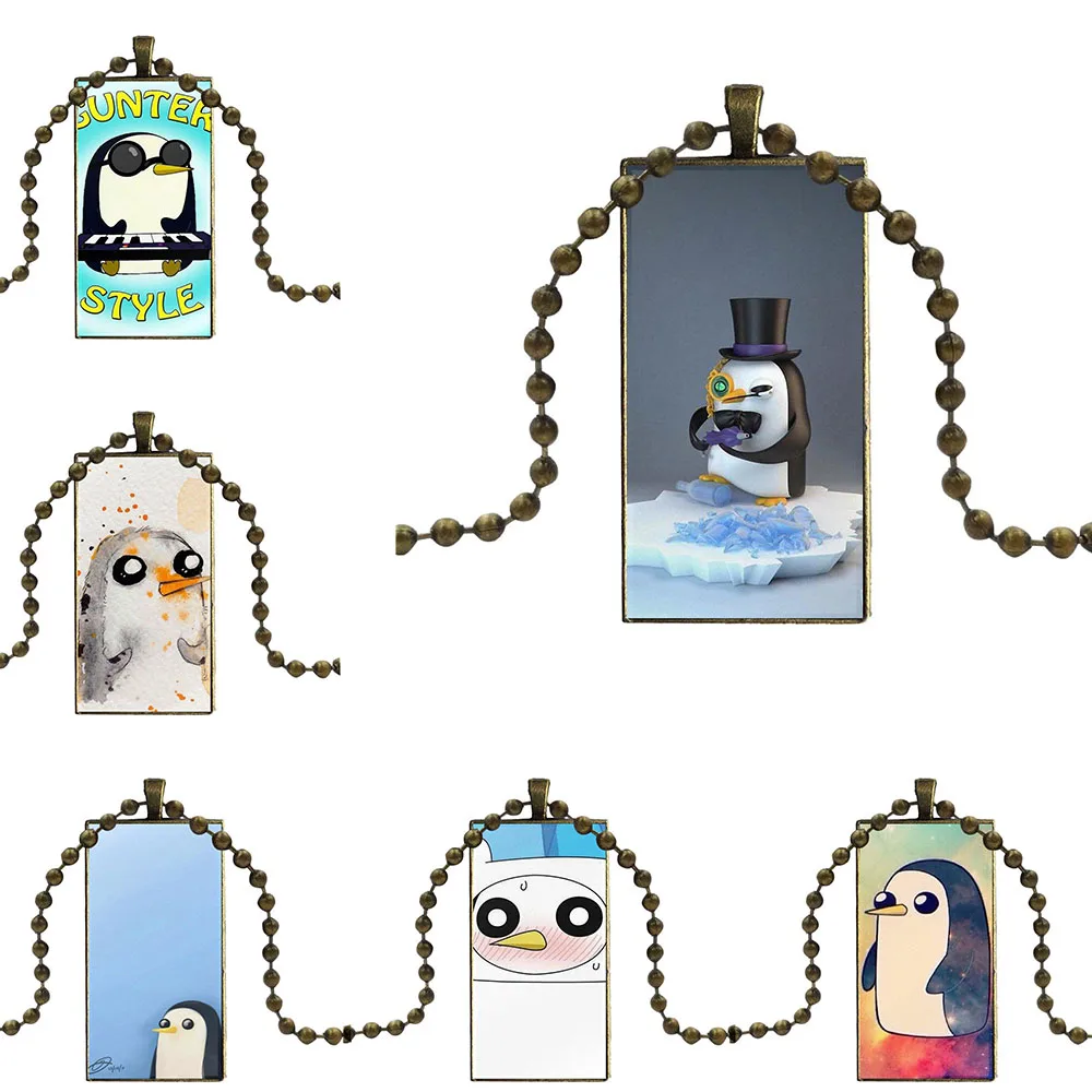 Из мультфильма Время приключений Гюнтера ожерелье с цитатой со стальным