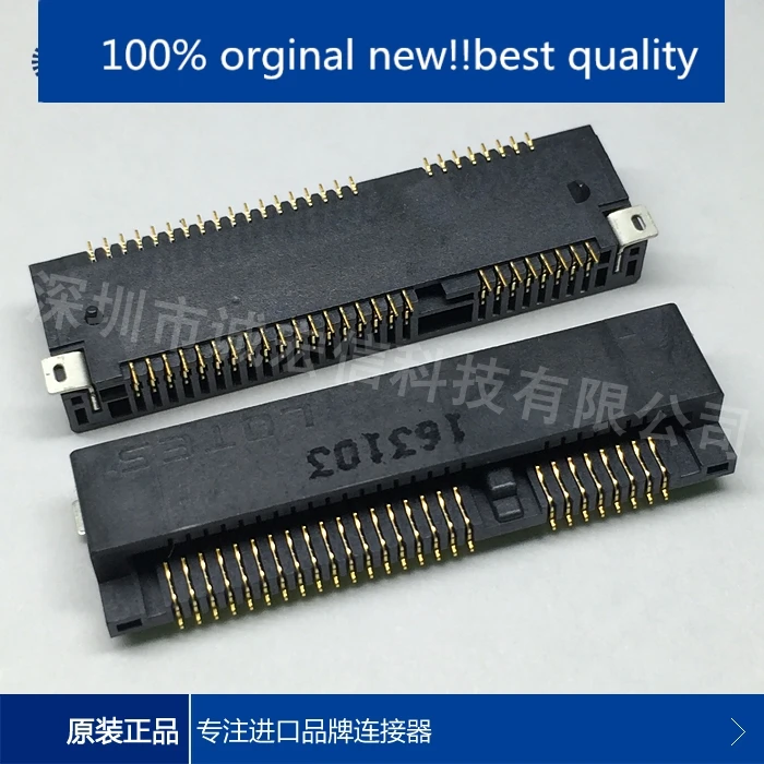 

10pcs 100% orginal new in stock LOTES MINI PCI-E connector slot Memory socket slot 52P 4.0H