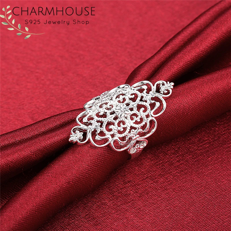 Кольца для женщин из чистого серебра 925 пробы изысканное женское обручальное