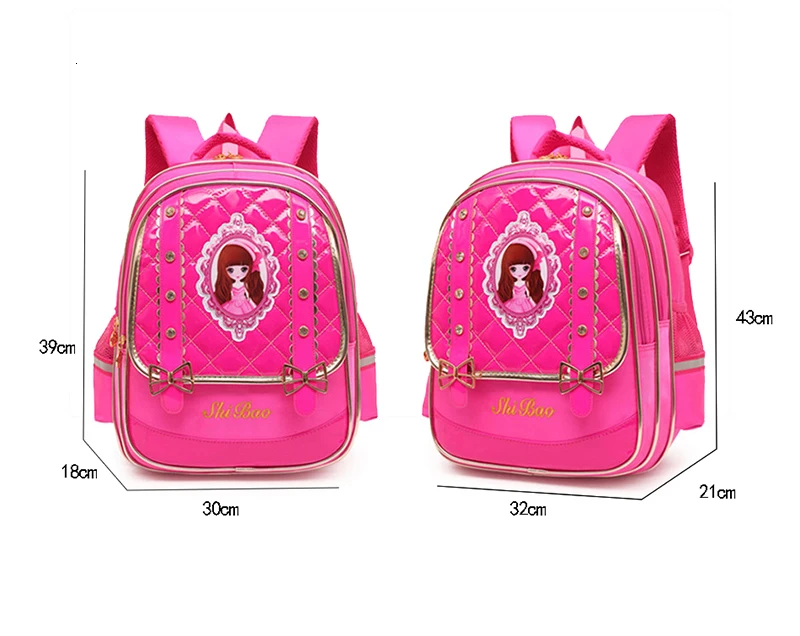 Primary Schoolbags for Girls Princess Children Backpack School Bags Orthopedic Waterproof BookBags Kids Mochila Infantil Escolar